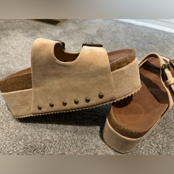 Suede Platform Wedges - Picture 5 of 5